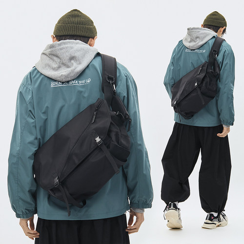 木村耀司斜挎包男款大容量单肩包