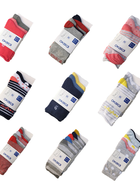 儿童中筒袜法国ok家男女童宝宝春秋棉质弹力袜子舒适好穿吸汗袜