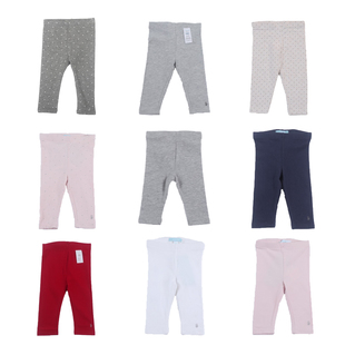 3岁 1个月 宝宝春秋有机棉打底裤 法单女童弹力柔软舒适休闲纯棉裤