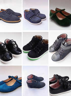 儿童春秋冬休闲皮鞋女童玛丽珍单皮鞋男童乐福鞋真皮鞋多款入