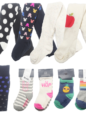 G*P女童针织连裤袜短中筒袜洋气百搭公主春秋长袜棉质弹力舒适