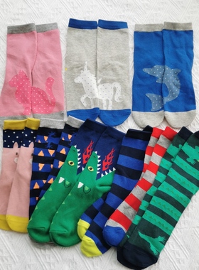 英国儿童精梳棉短袜男女童可爱四季棉质弹力袜子舒适好穿吸汗袜