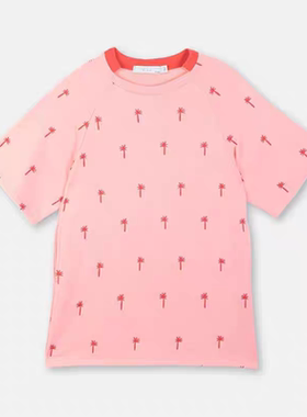 英潮奢SMC春秋有机棉连衣裙女童可爱刺绣卫衣裙舒适洋气纯棉裙子