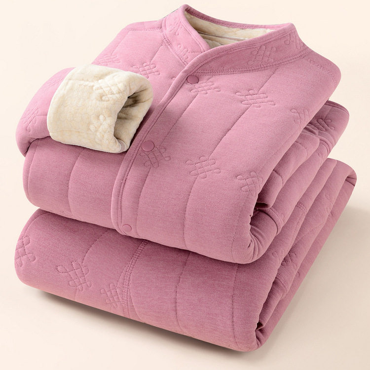 2025冬季妈妈装保暖内衣套装老年女装护背护膝贴片奶奶家居服睡衣,女装/女士精品,棉裤/羽绒裤,淘宝优惠券,粉丝福利购,淘宝优惠卷