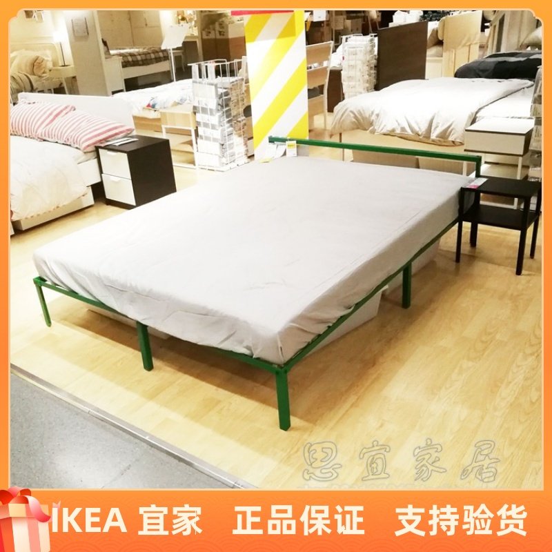 宜家格里姆斯布床架钢制框架北欧铁艺单人床双人床经济型国内代购
