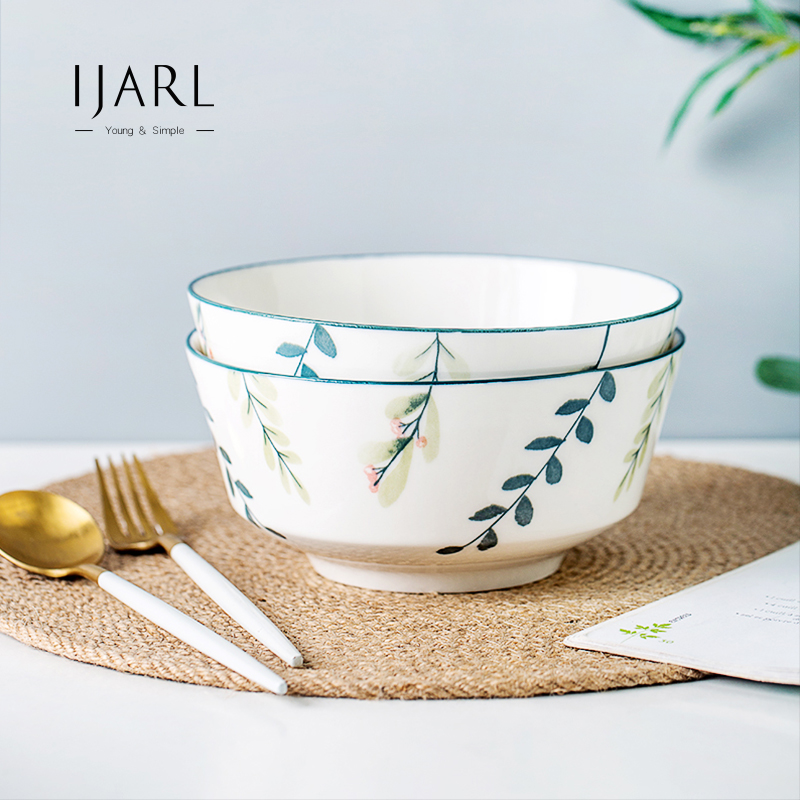 ijarl2024新款北欧陶瓷饭碗家用