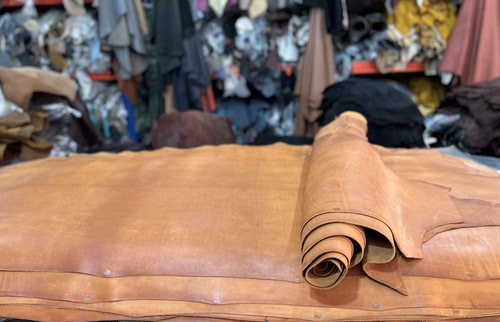 绝觉子手感！美国Horween Predator系列混糅油蜡摔纹皮料2.5mm