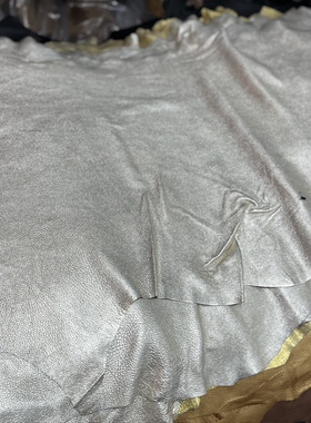 颜色靓！清尾货！Bonaudo金属色鹿皮 微瑕1.2mm柔软鹿皮真皮鹿皮