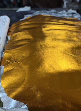 靓色！意大利Liberty厂金属色贴膜羊皮1.0mm 女鞋女包皮料