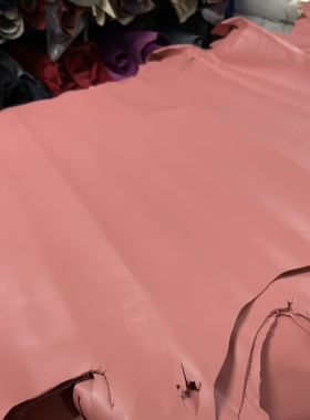 日本MELX原装胎牛皮！嫩粉红色胎牛皮1.0mm中挺 7-8尺 120/张