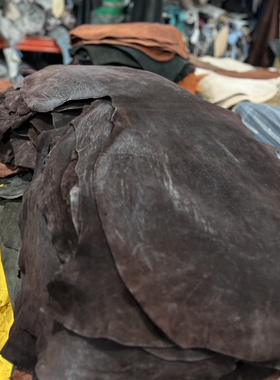 软糯鼎货！设计师款！咖色复古马臀皮科尔多瓦马皮2.5-3.0mm