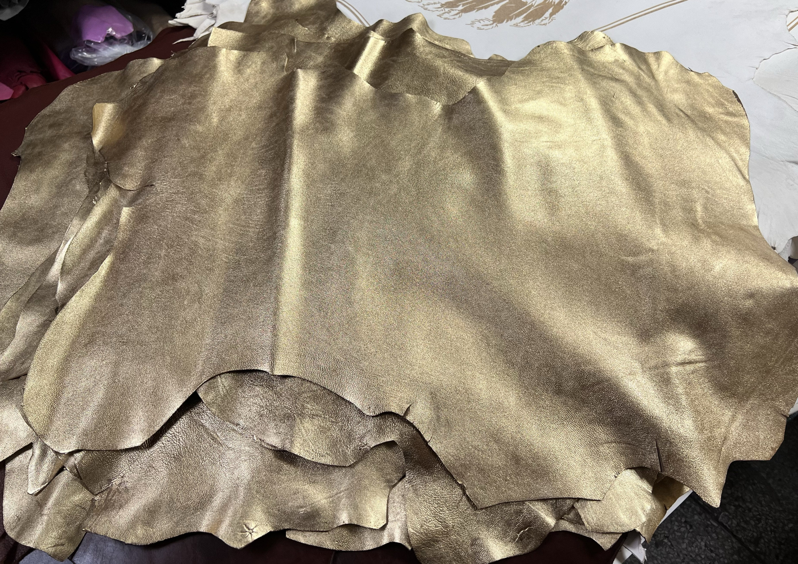 西有色！拼手速！金色绵羊皮 1.0mm 手感顺滑 平均4尺 25/张,住宅家具,皮革,淘宝优惠券,粉丝福利购,淘宝优惠卷