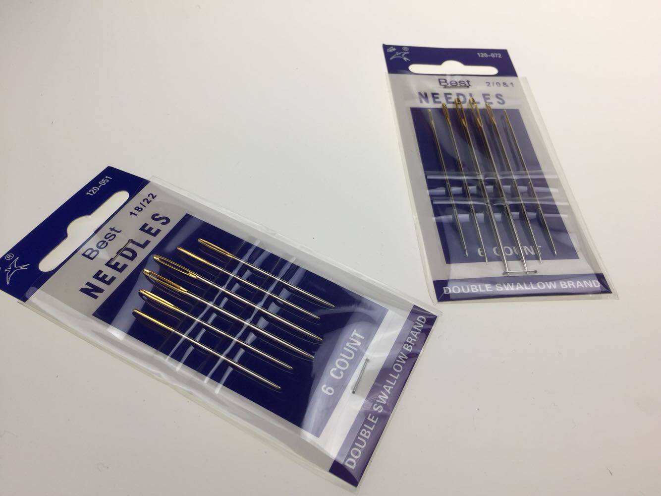 JINGWU 가죽-SHUANGYAN 브랜드 손 바느질 바늘 수제 DIY 바느질 가죽 바늘 실 큰 눈 이불 바늘