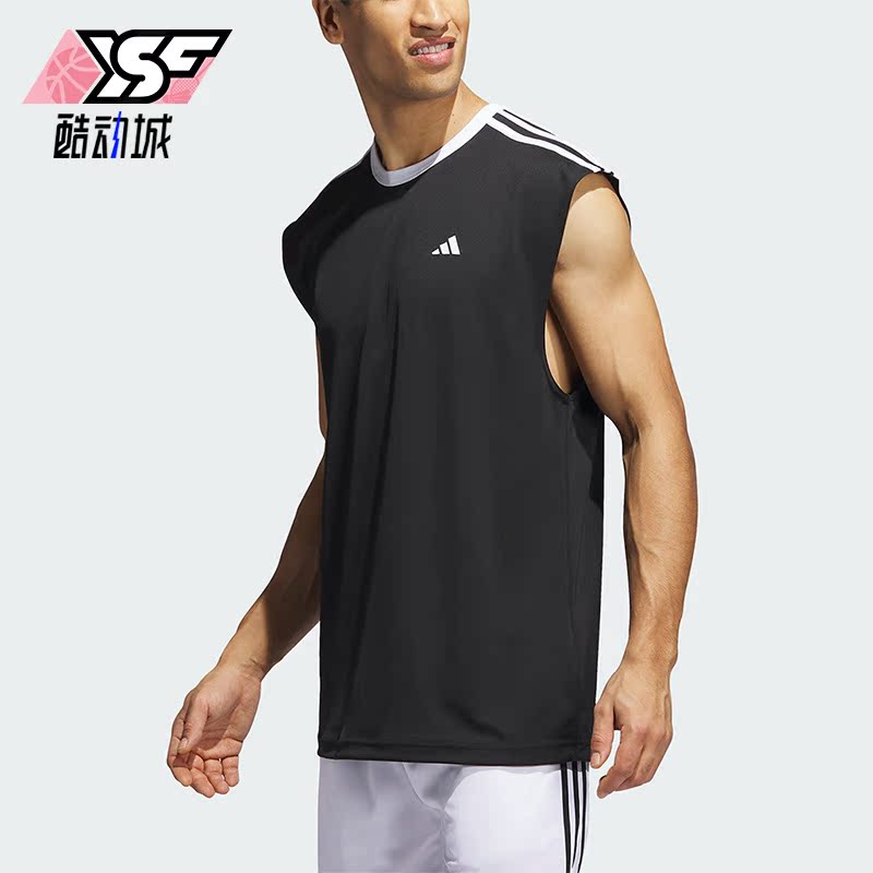 Adidas/阿迪达斯正品 ALL WORLD TANK男子透气运动背心IL2294