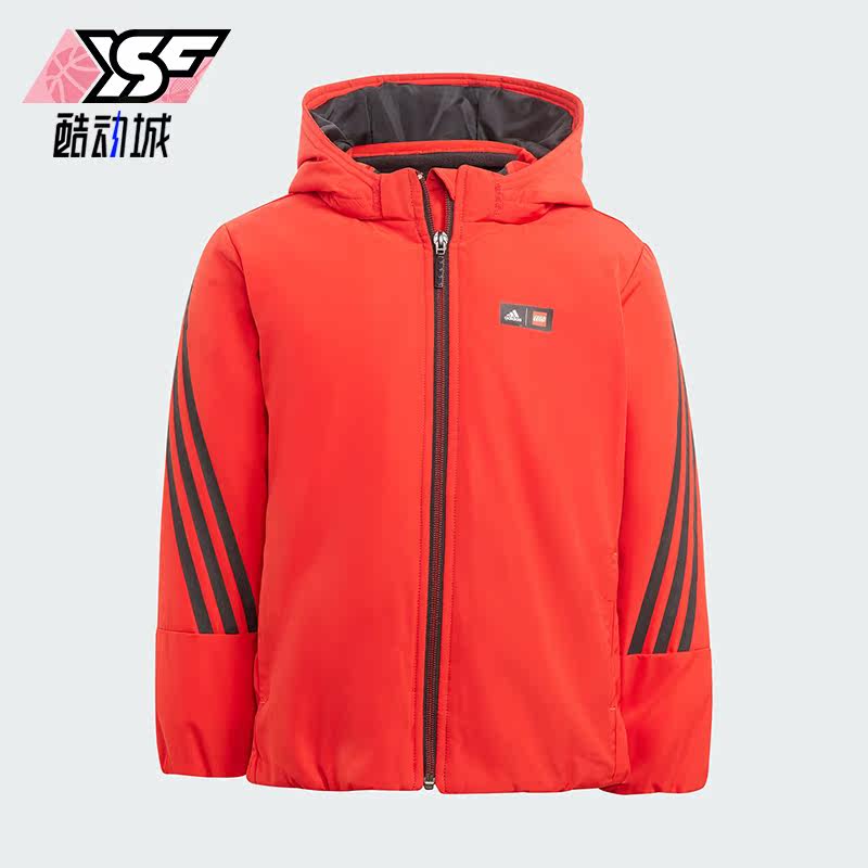 阿迪达斯正品小童休闲棉服