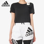 休闲宽松白色短裤 Adidas 运动裤 女子2019新款 DY8640 阿迪达斯正品