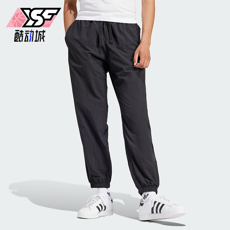 阿迪达斯男士梭织长裤常规