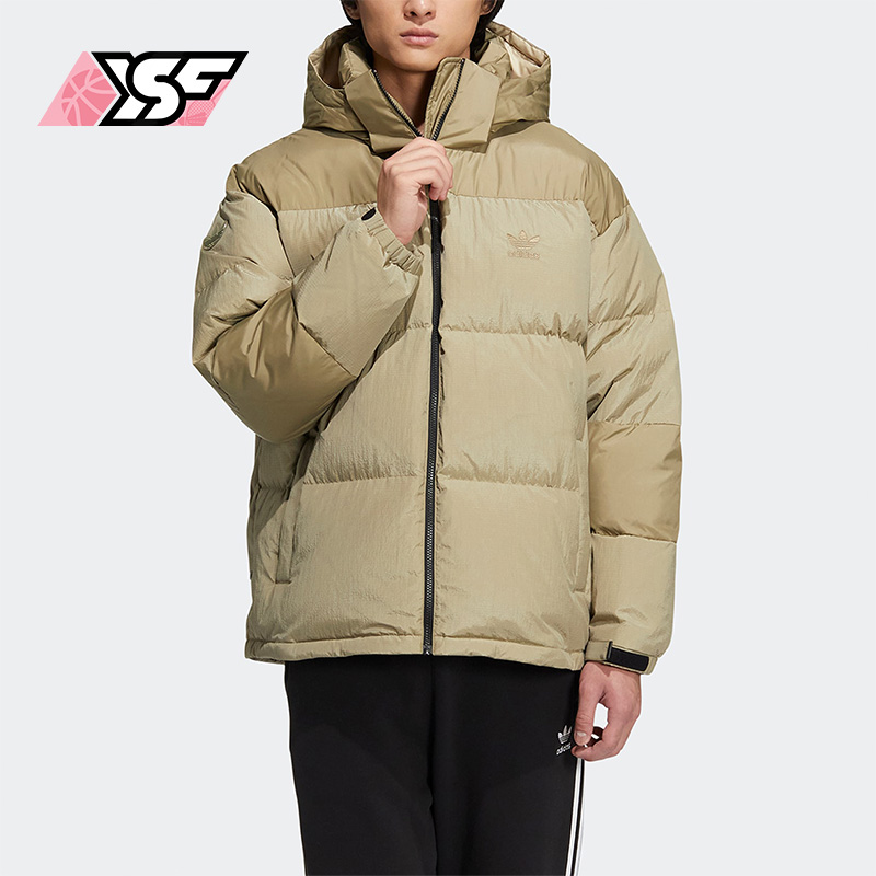 Adidas/阿迪达斯正品三叶草新款男子休闲保暖运动羽绒服HS3481
