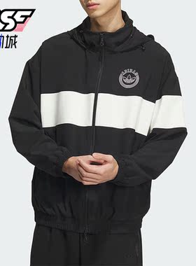 Adidas/阿迪达斯正品三叶草男子经典运动连帽夹克外套IU4793