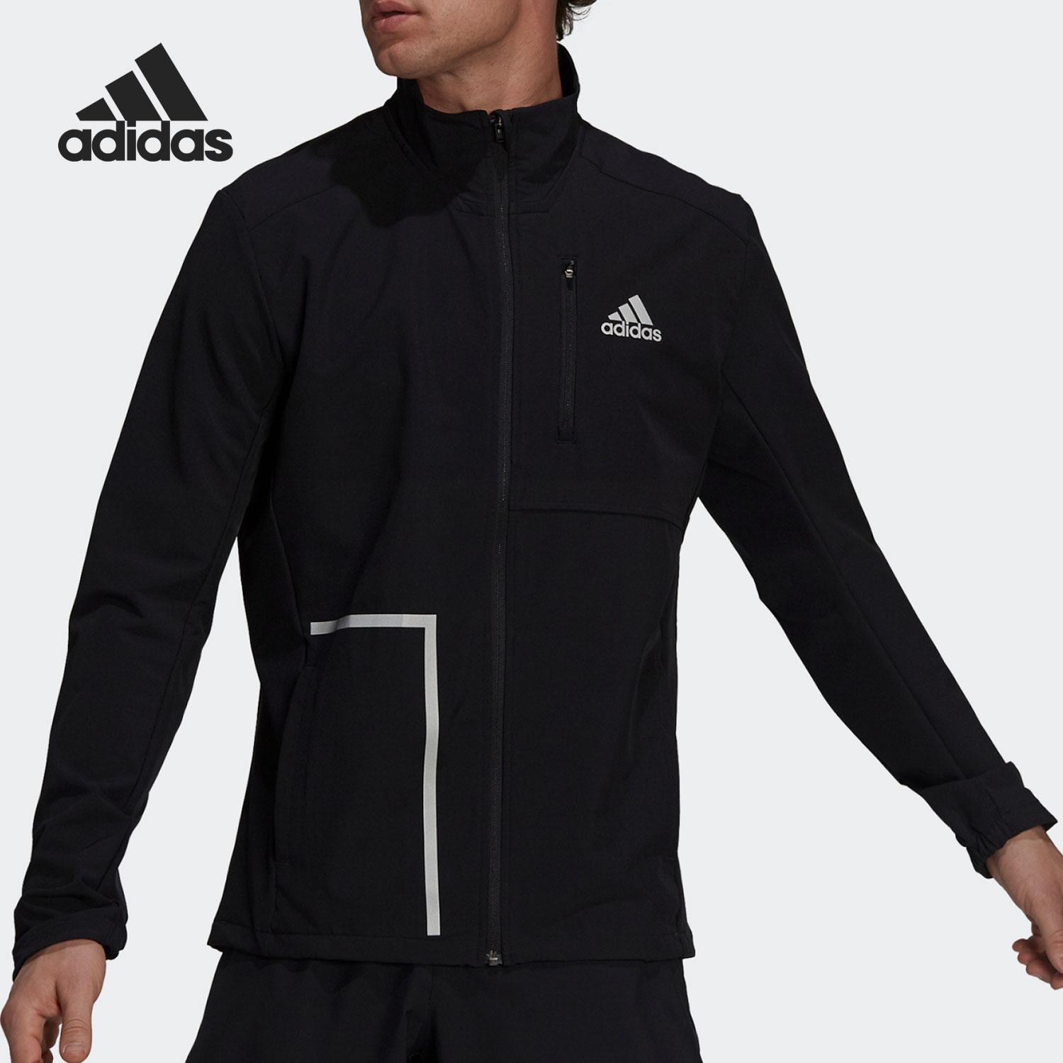 Adidas/阿迪达斯正品2021秋冬款男子训练立领梭织夹克GT8926