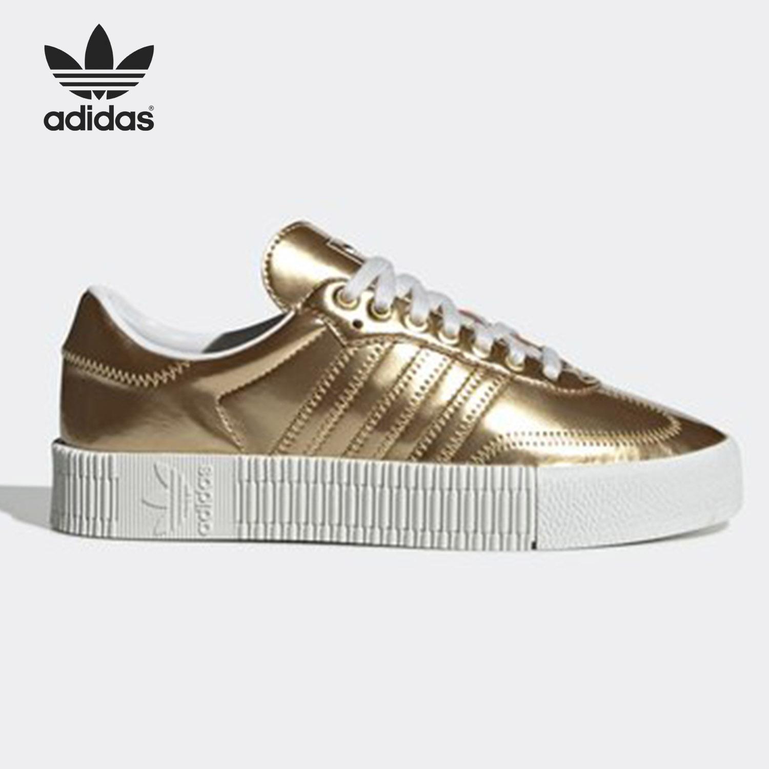 Adidas/阿迪达斯正品三叶草 SAMBAROSE W 女子经典运动鞋 FV4319