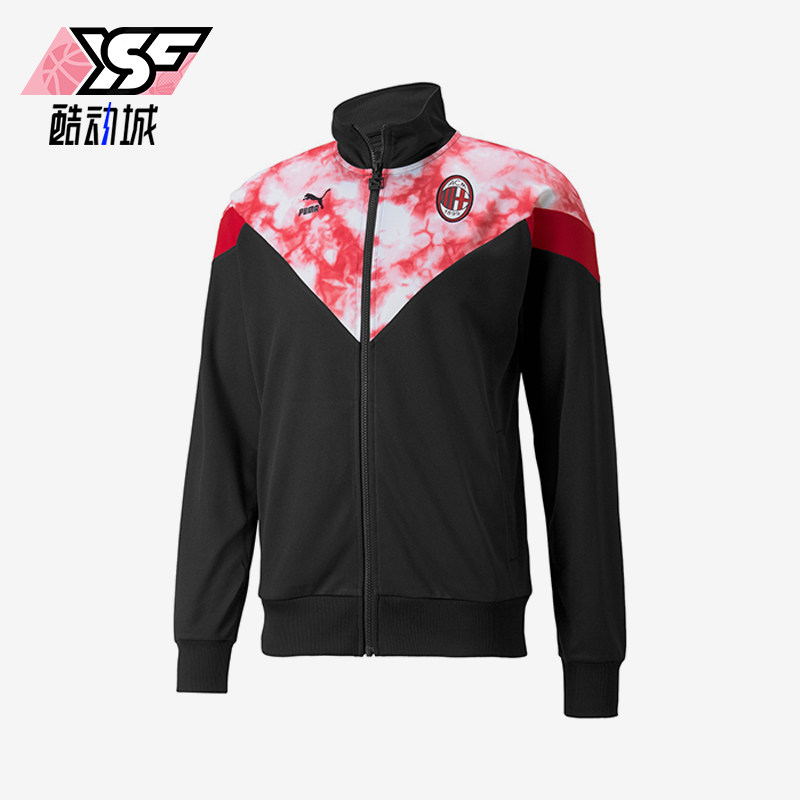 Puma/彪马正品春季男士个性印花休闲运动夹克外套765083-01