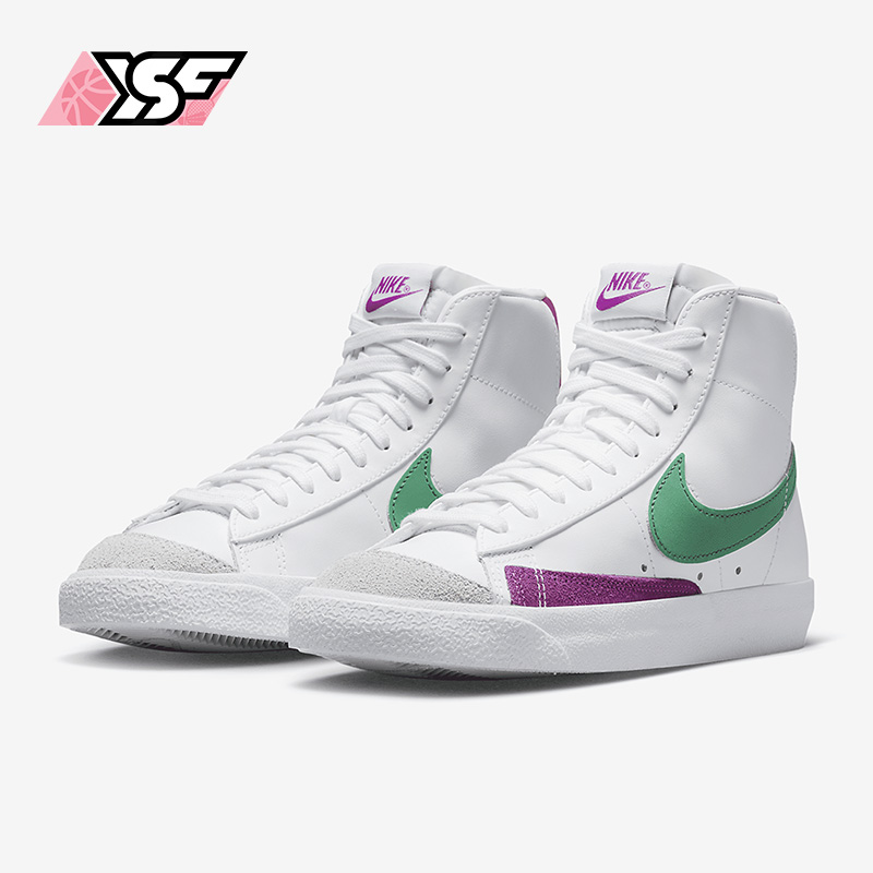 Nike/耐克正品Blazer Mid '77女子高帮运动轻便板鞋CZ1055-123