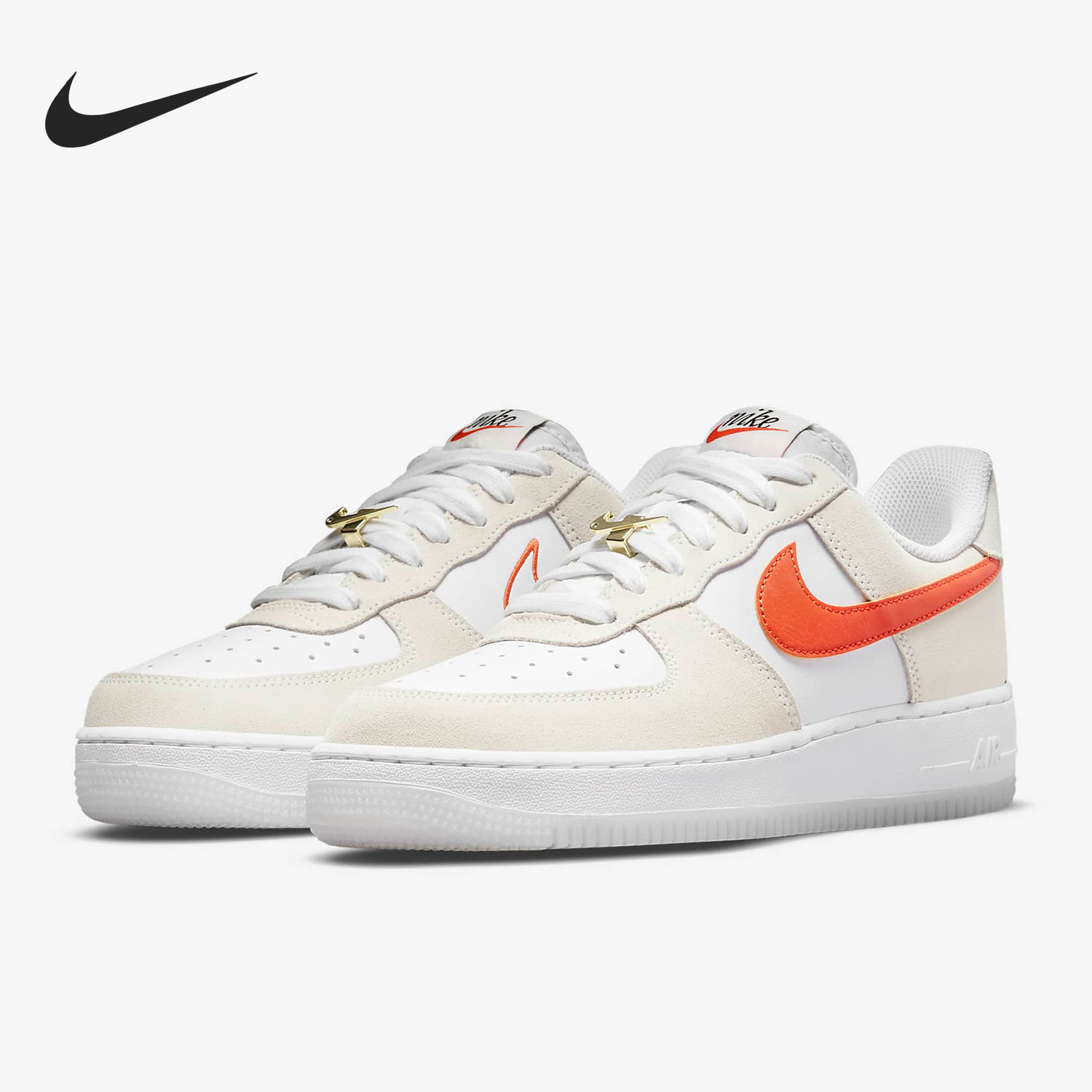 Nike/耐克正品2021新款女子AF1空一号低帮板鞋DA8302-101