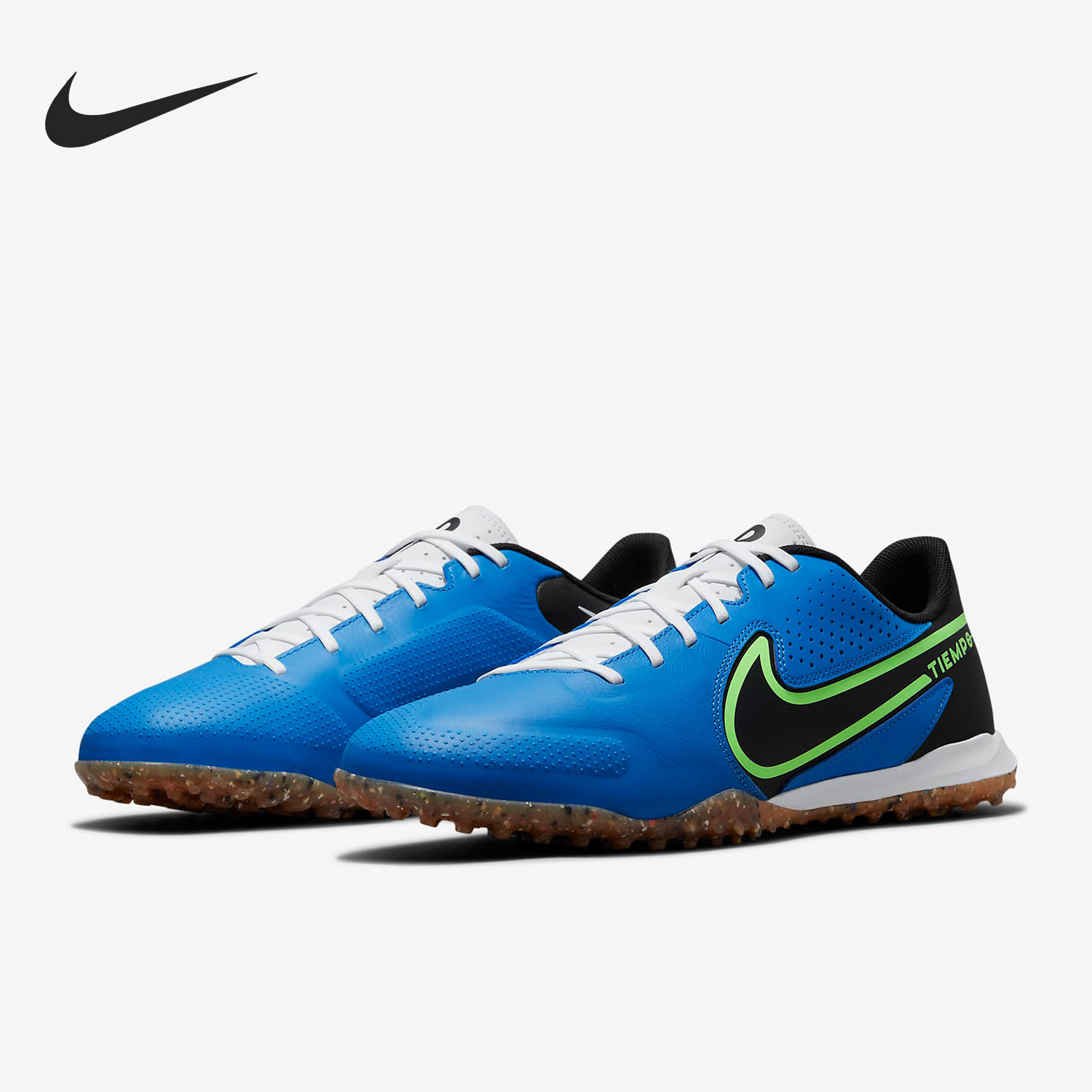 Nike/耐克正品2021新款低帮男子运动碎钉足球鞋 DA1191-403