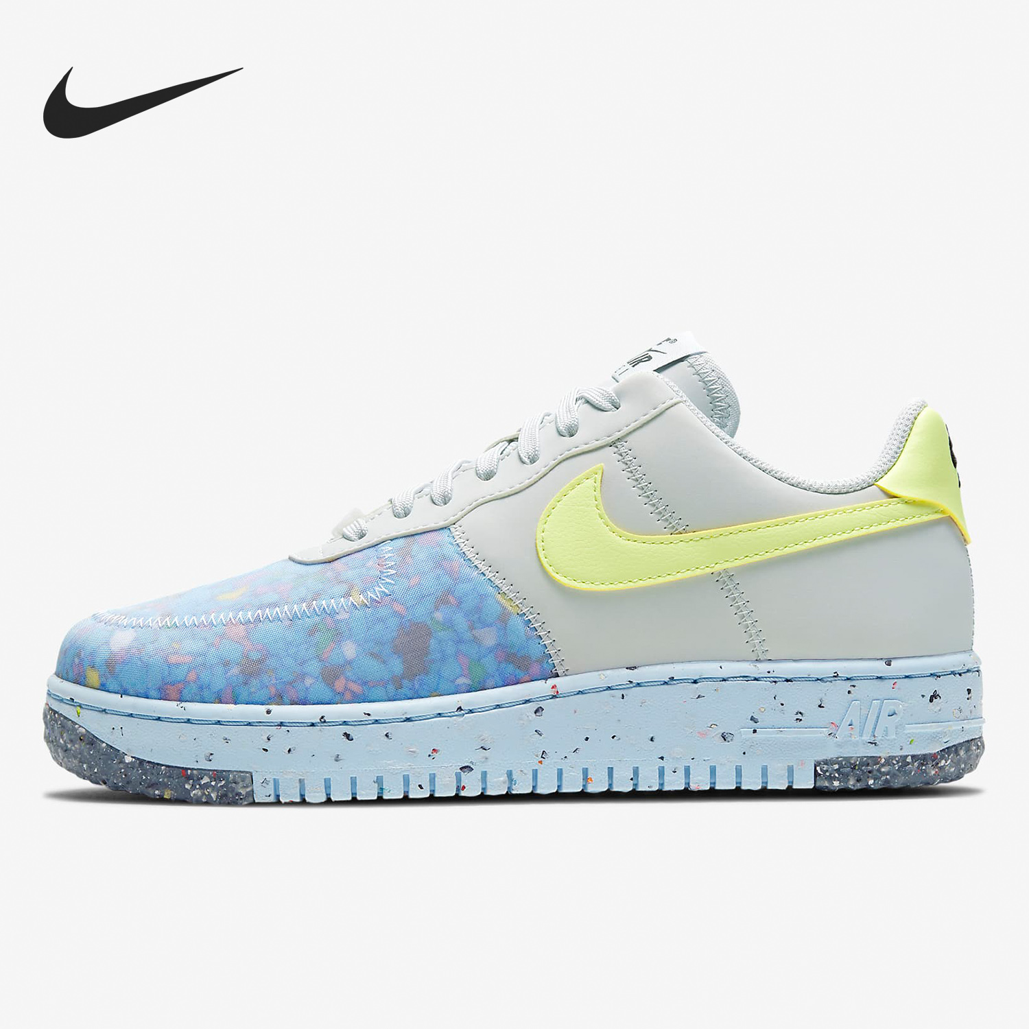 Nike/耐克正品AIR FORCE 1 CRATER女运动鞋休闲鞋板鞋拼接 CT1986