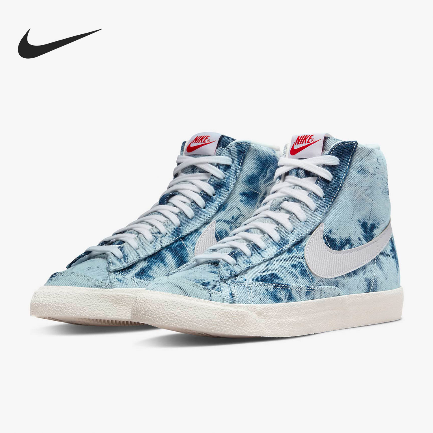 Nike/耐克正品BLAZER MID'77女子运动复古高帮板鞋DV2182-900