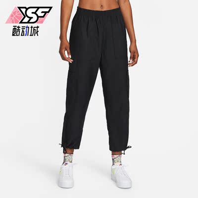 Nike/耐克正品夏季新款女子宽松透气梭织工装长裤DM6570-010