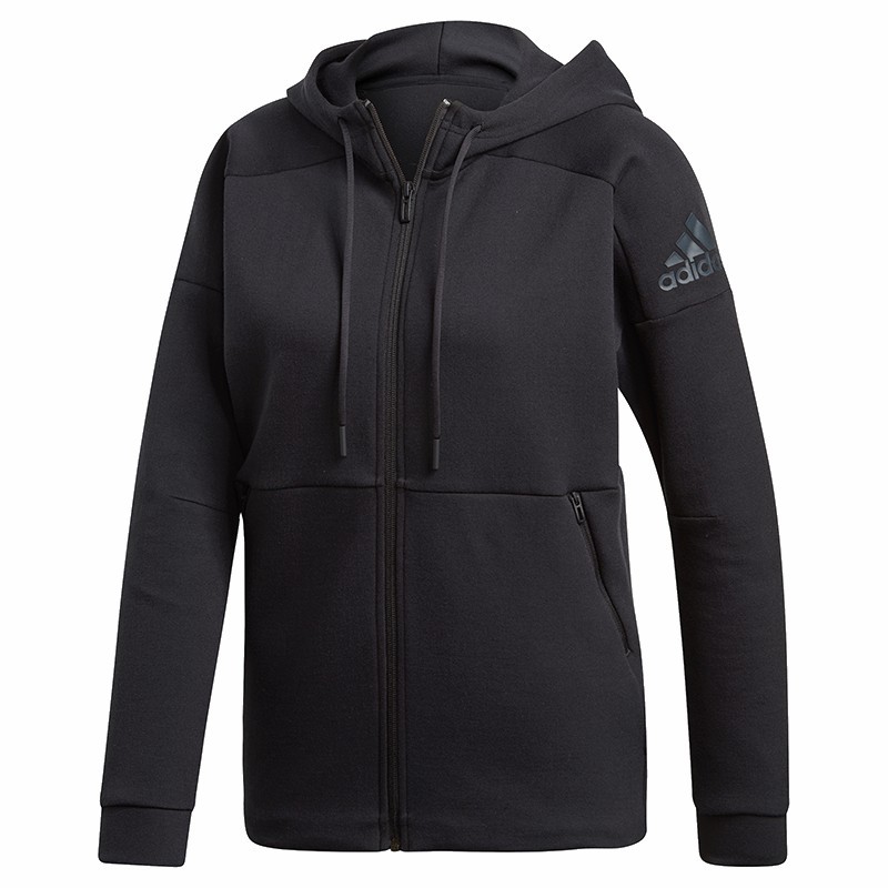 Adidas/阿迪达斯正品春季新款运动服跑步连帽休闲夹克DT9351