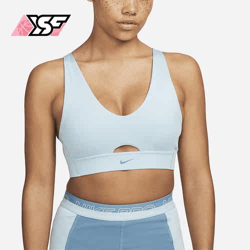 Nike/耐克正品2023新款女子健身跑步透气运动内衣FD7287-442