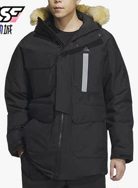 Adidas/阿迪达斯正品2023新款男子防风保暖休闲羽绒服IS0366
