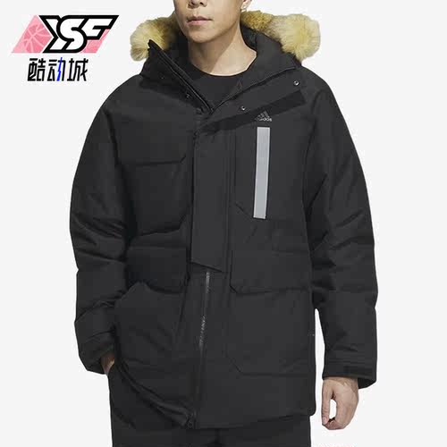 Adidas/阿迪达斯正品2023新款男子防风保暖休闲羽绒服IS0366