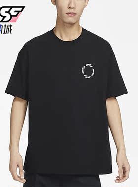 Nike/耐克正品夏季新款宽松印花男子运动短袖T恤FB8143-010