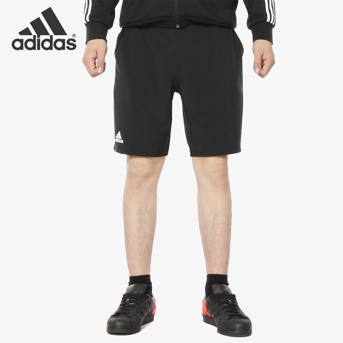 Adidas/阿迪达斯正品 CLUB SW SHORT 9 男子休闲运动五分裤DU0881
