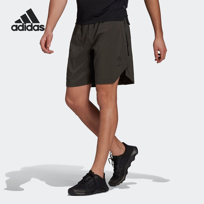 Adidas/阿迪达斯正品2021夏季新款男子透气休闲运动短裤H31071