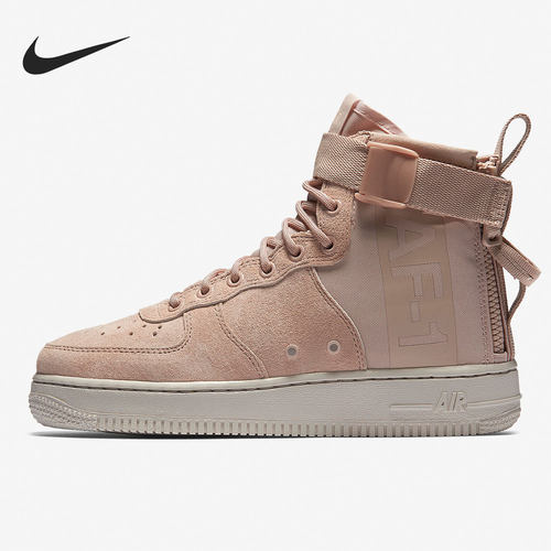 Nike/耐克正品AIR FORCE SF AF1 MID女子高帮板鞋AA3966-201