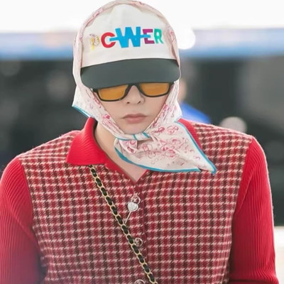 GD权志龙新专辑同款power棒球帽时尚百搭字母鸭舌帽情侣应援帽子