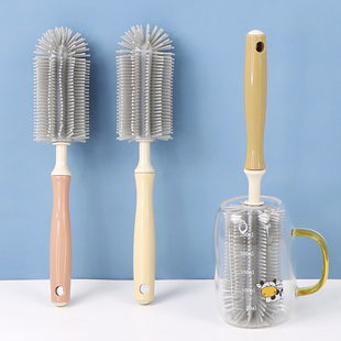 硅胶杯刷洗杯子长柄小刷子家用保温水杯无死角清洁神器洗奶瓶刷子