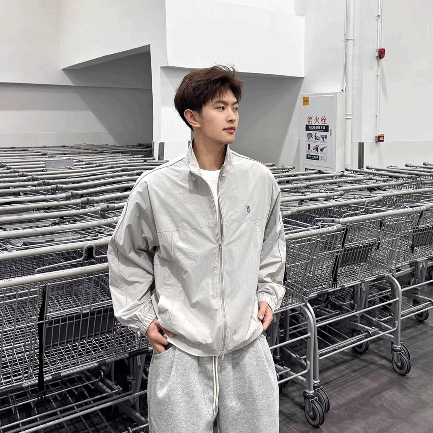 飞型记upf50+轻薄凉感防晒服2026夏季户外速干运动轻量化外套男