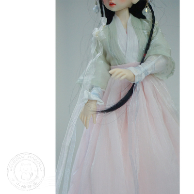 娃衣半臂古装汉服6分ob27材料diy