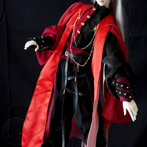 BJD娃衣材料包古风TD75壮叔ob27男女46分特体兵人新中式diy骑士id