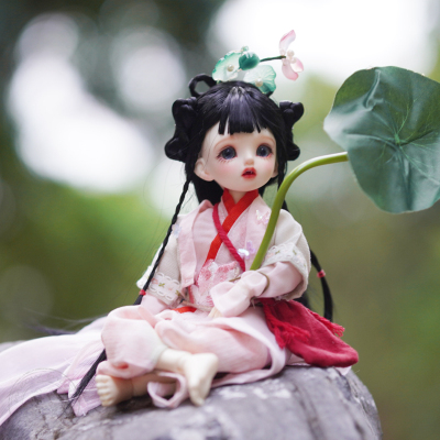 BJD娃衣材料包古风6分ob24女4分特体叔id30汉服兵人雏菊diy新品荷