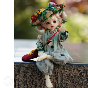 BJD娃衣材料包古风小6分ob24女4分特体叔汉服兵人仙侠diy新品熊猫