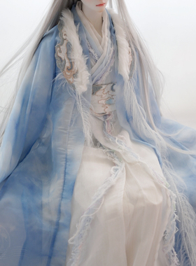 原创BJD娃衣材料包古风汉服装男女兵人清冷特体叔id75ob27td3分46