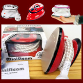 新一代迷你大功率蒸汽熨斗 广岛钩针毛线编织小熨斗 钩编精烫DIY