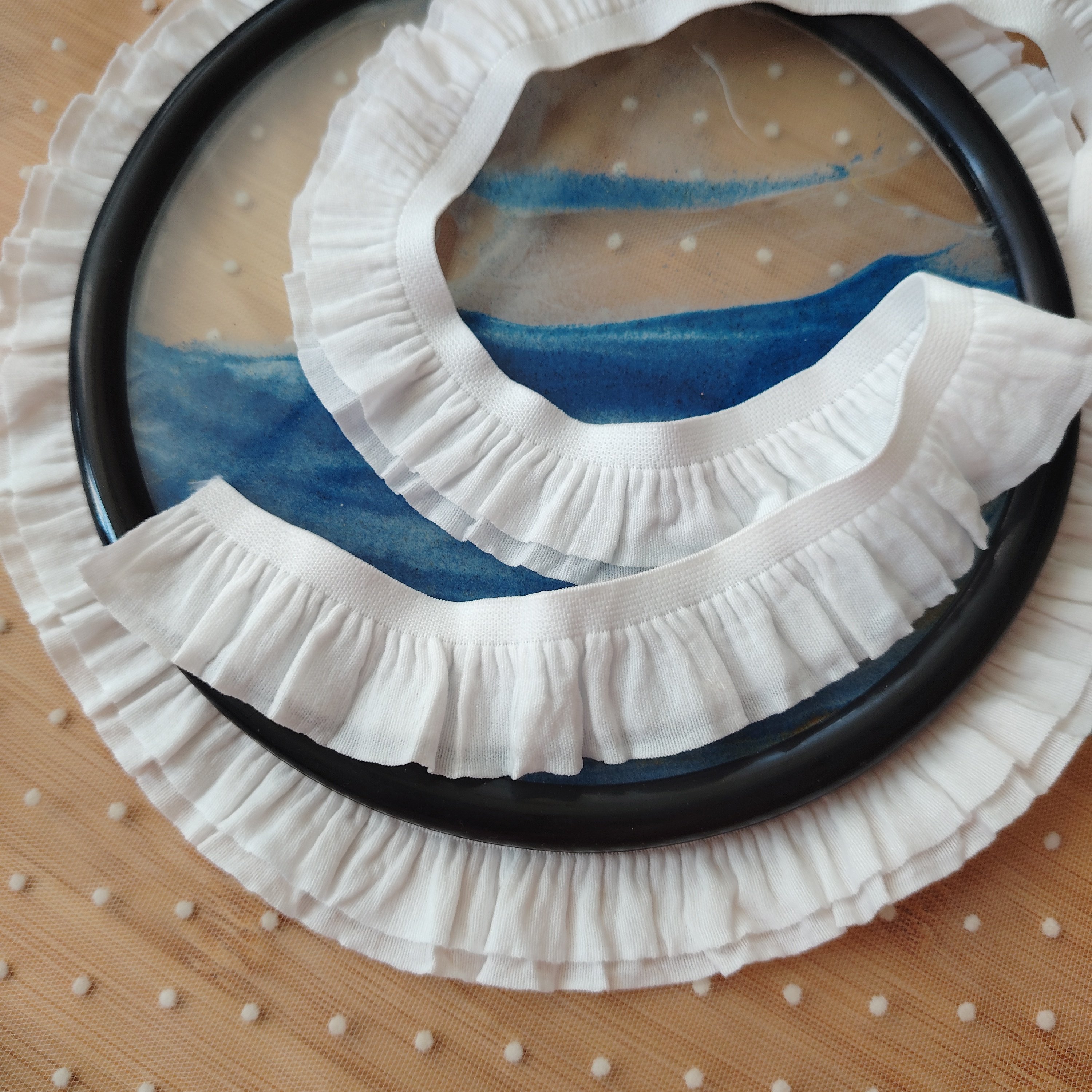 1米唯美双层白色弹力松紧木耳花边2.8CM领边袖口饰品配饰辅料,饰品/流行首饰/时尚饰品新,其他DIY饰品配件,淘宝优惠券,粉丝福利购,淘宝优惠卷